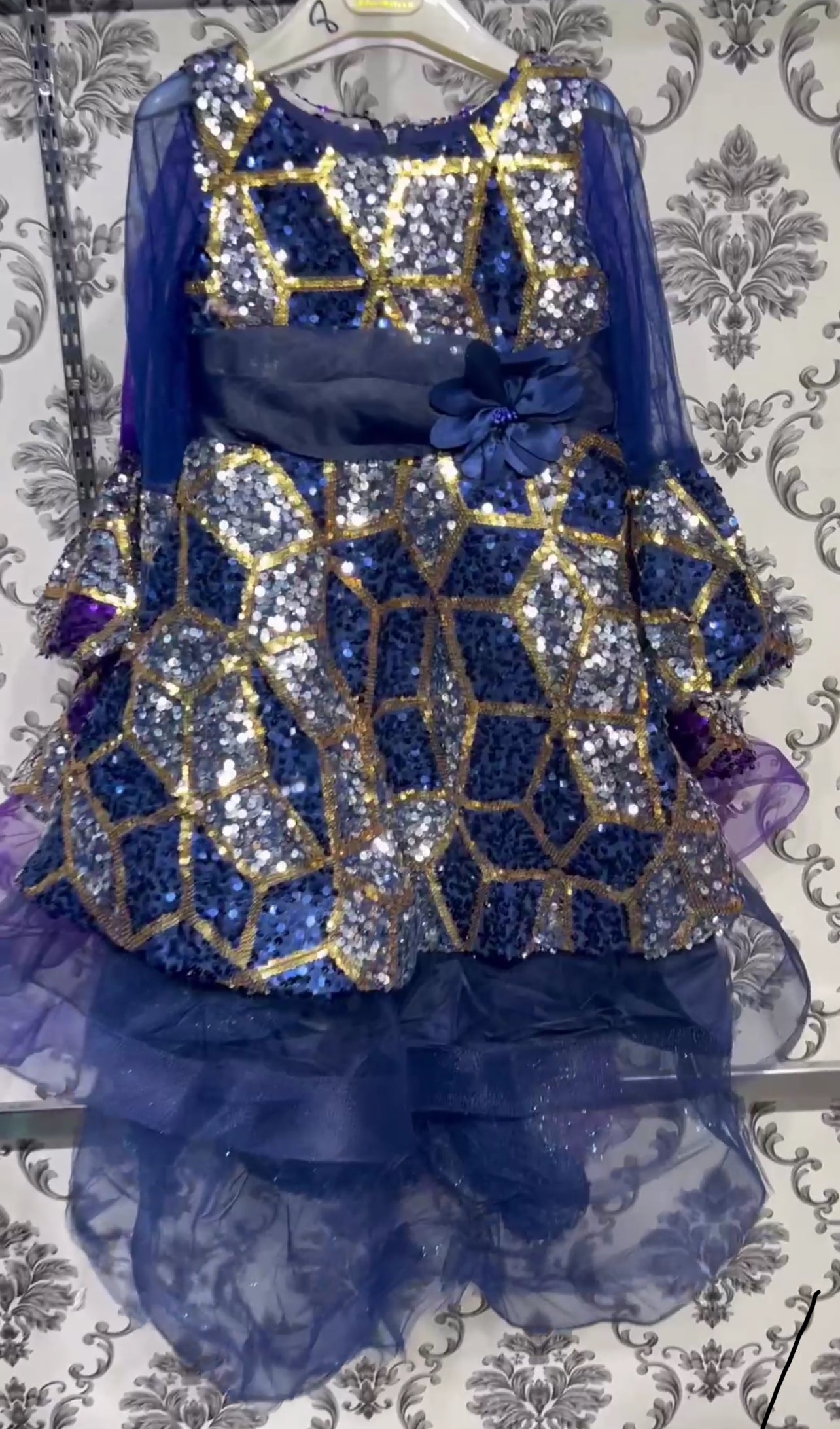 Elegant Sequins Frock