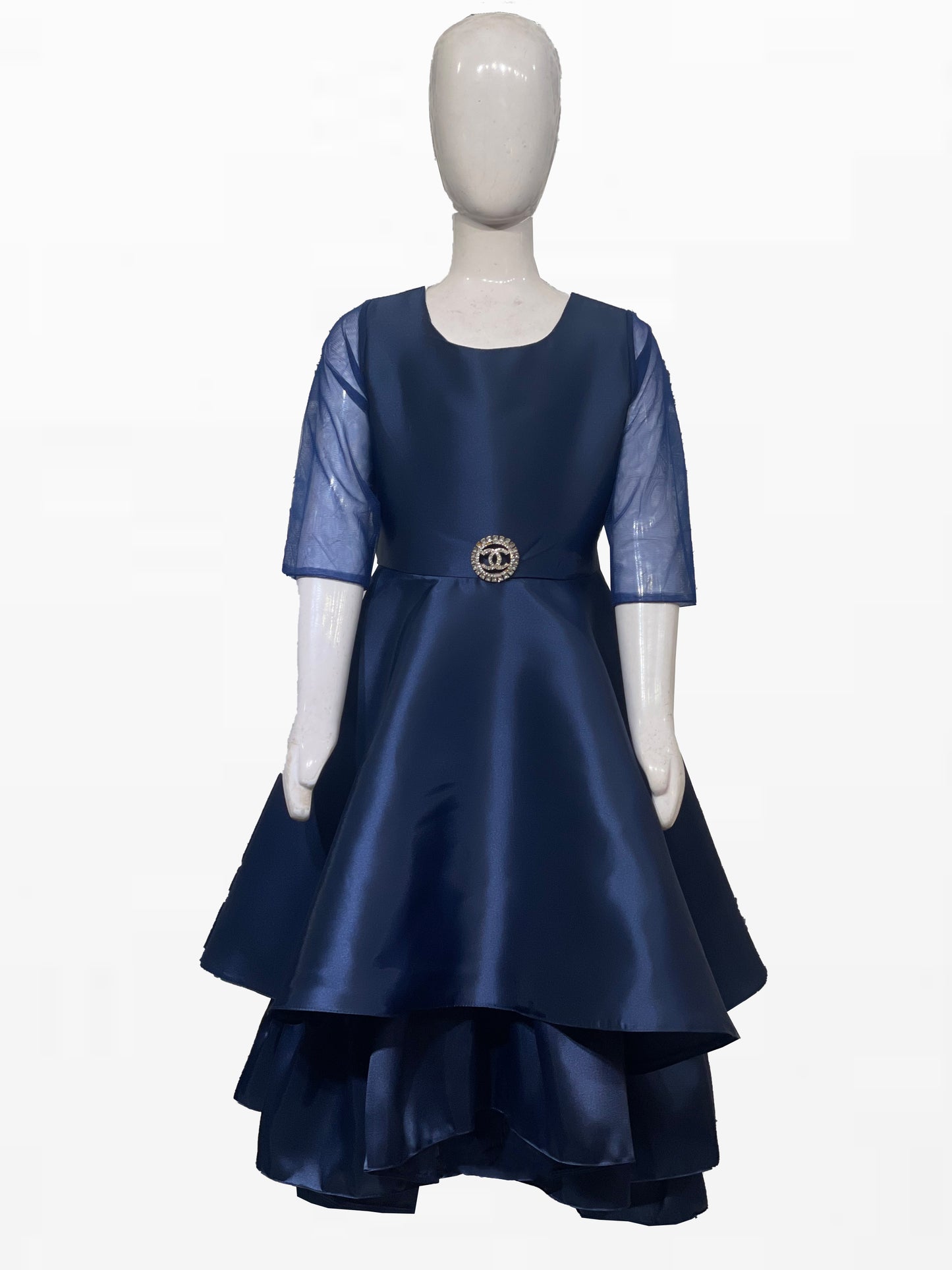 Elegant Silk Tail Frock